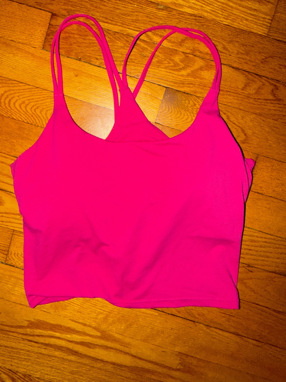Fabletics Principal Built In Bra Cropped Tank - sz Large